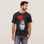 Nijlpaar Ballon Bruiloft T-shirt (Voorkant volledig)