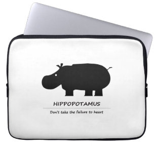 Nijlpaard (カバ) laptop sleeve