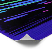 Nijlpaard Abstracte Kunst Poster (Hoek)