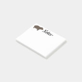 nijlpaard Afrikaans dier Post-it® Notes (Schuin)