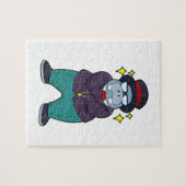 Nijlpaard als Bruidegom met Pak.PNG Legpuzzel (Horizontaal)