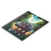 Nijlpaard bij de rivier notitieboek (Linkerzijde)