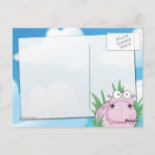 Nijlpaard Briefkaart (Achterkant)