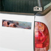 Nijlpaard bumpersticker (Op Truck)
