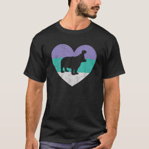 Nijlpaard Cadeau voor Vrouwen Meisjes Retro Schatt T-shirt