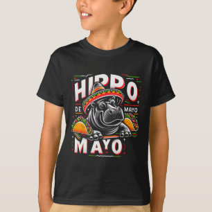 Nijlpaard Cinco De Mayo Grappig Mexico Nijlpaard G T-shirt