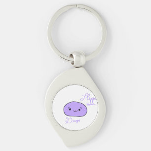Nijlpaard Cute Mochi Grappig Dier Mochi Sleutelhanger