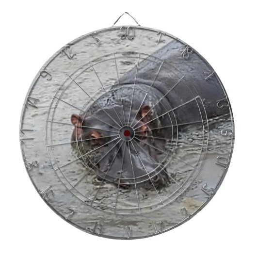 nijlpaard dartbord (Voorkant)