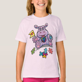 Nijlpaard & de ronddwalende stukken t-shirt