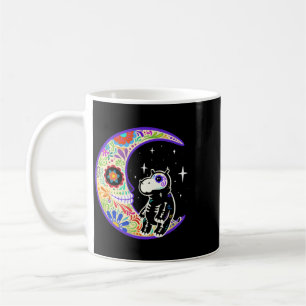 Nijlpaard Dia De Los Muertos Skelet Suiker Schedel Koffiemok