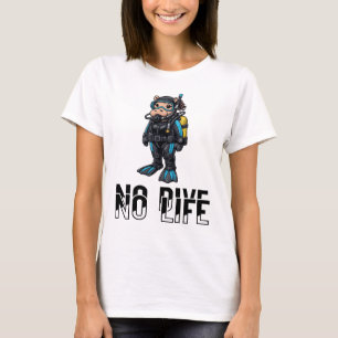 Nijlpaard duiker onderwater Duiken  T-shirt