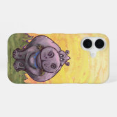 Nijlpaard Electronics iPhone 16 Hoesje (Achterkant horizontaal)