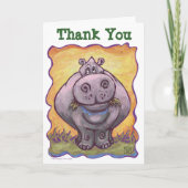 Nijlpaard Feestcentrum Bedankkaart (Voorkant)