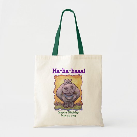 Nijlpaard Feestcentrum Tote Bag (Voorkant)