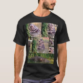 Nijlpaard Foto Collage, T-shirt (Voorkant)