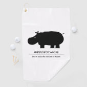 Nijlpaard Golfhanddoeken Golfhanddoek (Insitu)