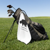 Nijlpaard Golfhanddoeken Golfhanddoek (Groen)