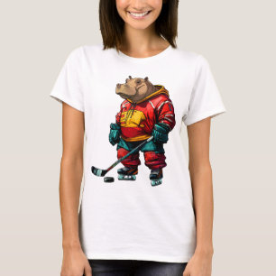 Nijlpaard Hockey Spelers / Nijlpaard Hockey T-shirt