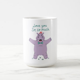 Nijlpaard Hou Zo Veel Van Jou Koffiemok