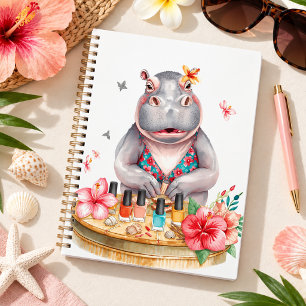 Nijlpaard in Bikini Nagelverzorging Kustschoonheid Planner