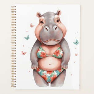 Nijlpaard in Bikini Planner
