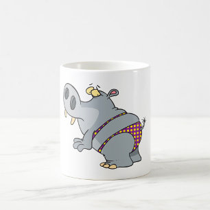 Nijlpaard in een Bikini Koffiemok