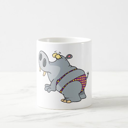 Nijlpaard in een Bikini Koffiemok