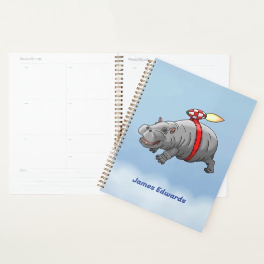 Nijlpaard Jetpack Rit Planner (Display)
