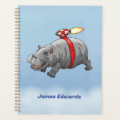 Nijlpaard Jetpack Rit Planner (Voorkant)
