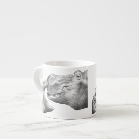 Nijlpaard & Kalf Espresso Kop (Links)
