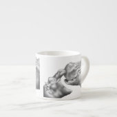 Nijlpaard & Kalf Espresso Kop (Voorkant rechts)
