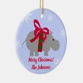 Nijlpaard Kerst Ornament (Rechts)