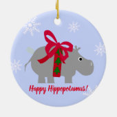 Nijlpaard Kerst Ornament (Achterkant)
