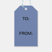 Nijlpaard Kerstcadeautag Cadeaulabel (Achterkant)