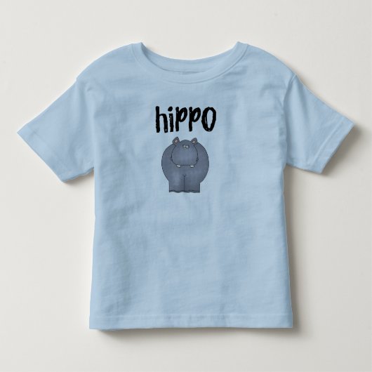 Nijlpaard Kinder Shirts (Voorkant)