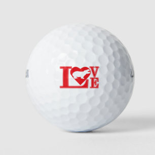 Nijlpaard-LIEFDE Golfballen