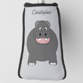 Nijlpaard ontwerp golfheadcover (Draai 90)