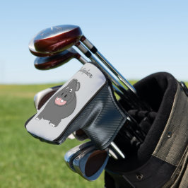Nijlpaard ontwerp golfheadcover