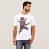 Nijlpaard Rockster T-shirt (Voorkant volledig)