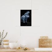 Nijlpaard Röntgenfoto Dierentuin Specimen Poster (Keuken)
