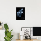 Nijlpaard Röntgenfoto Dierentuin Specimen Poster (Thuiskantoor)