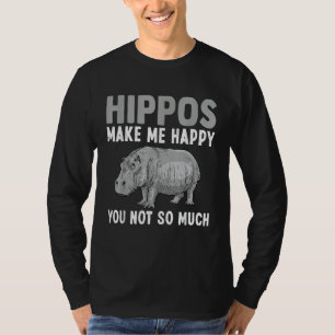 Nijlpaard Safari Nijlpaarden Dier Cool Nijlpaard M T-shirt