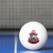 Nijlpaard Sjaal en Muts Pingpongbal (Net)