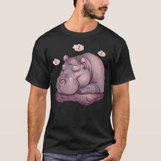 Nijlpaard Slapend Slaap Nijlpaard Slaap Liefhebber T-shirt