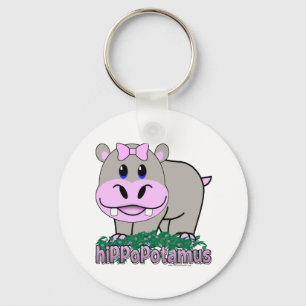 Nijlpaard Sleutelhanger