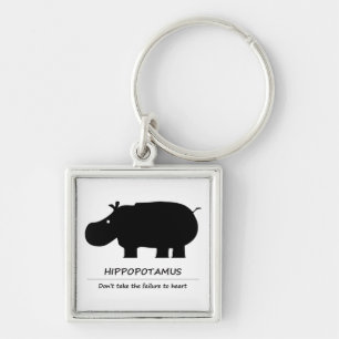 Nijlpaard Sleutelhanger