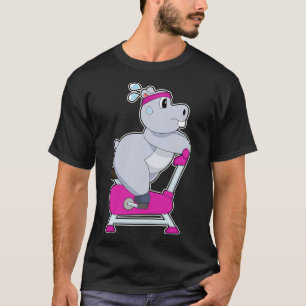 Nijlpaard Spinning Bike T-shirt