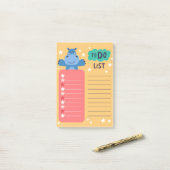Nijlpaard Takenlijst Post-It Notities Post-it® Notes (Op bureau)