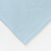 Nijlpaard Witte Lotus Blauwe Fleece Deken (Hoek)