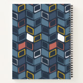 Nijlpaarden nep quilt notitieboek (Achterkant)